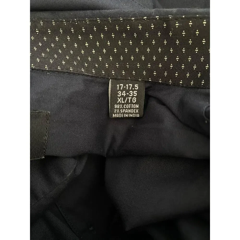 Nick Graham Long Sleeve Navy Button Down Shirt XL
